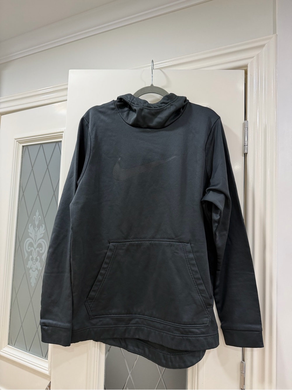 Nike Men's Black Pullover Hoodie Dri-Fit